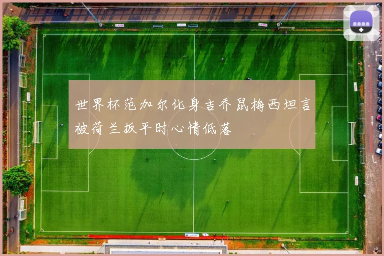世界杯范加尔化身吉乔鼠梅西坦言被荷兰扳平时心情低落